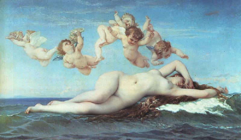 Alexandre  Cabanel The Birth of Venus Sweden oil painting art
